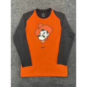 Nike Dri-FIT Oklahoma State Cowboys Pistol Pete Long Sleeve Shirt Small